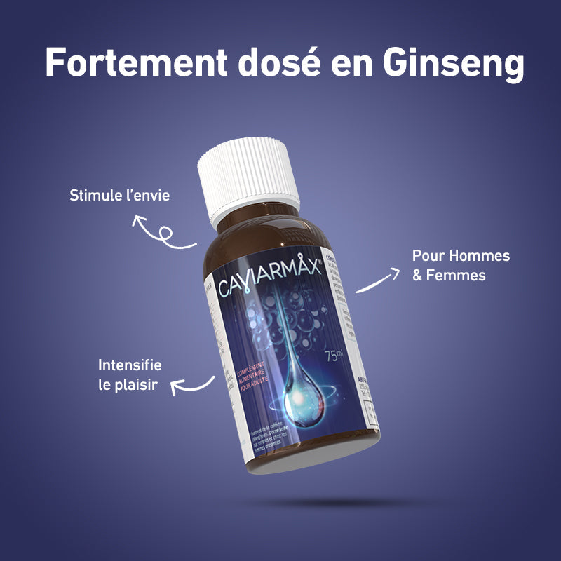Caviar Max - Énergie, Vitalité & Tonus Sexuel - Complexe Concentré - 75ml